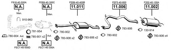Exhaust System MA111905