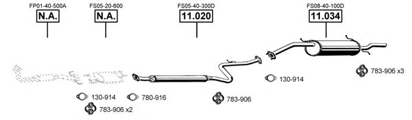 Exhaust System MA111945