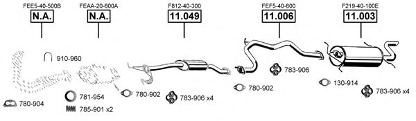 Exhaust System MA112200