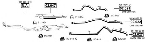 Exhaust System ME012405