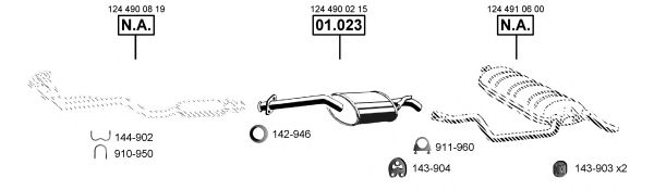 Exhaust System ME011680