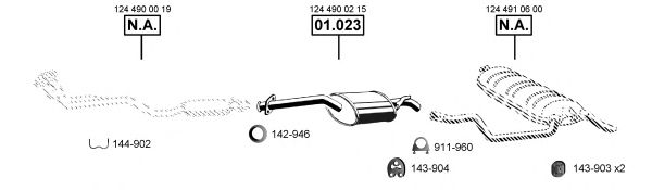 Exhaust System ME011690