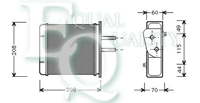 Heat Exchanger, interior heating RR0022