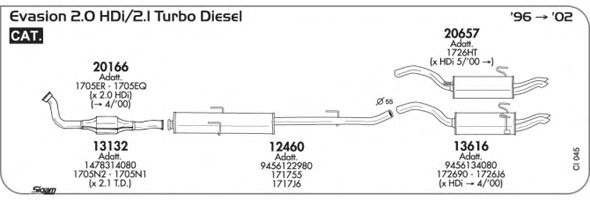 Exhaust System CI045