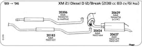 Exhaust System CI079
