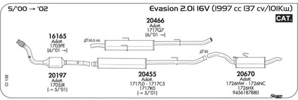 Exhaust System CI132