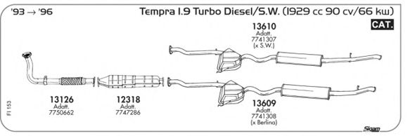 Exhaust System FI153