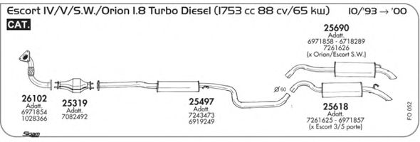 Exhaust System FO052