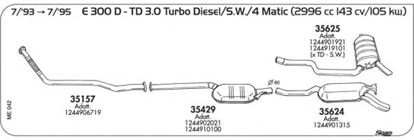 Exhaust System ME042
