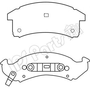 Brake Pad Set, disc brake IBD-1098