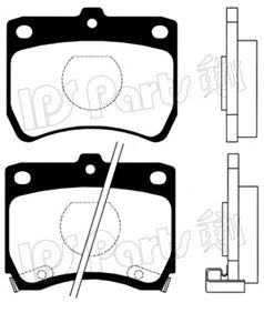 Brake Pad Set, disc brake IBD-1332