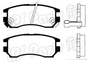 Brake Pad Set, disc brake IBR-1599