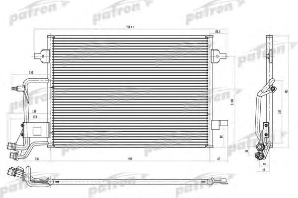 Condensator, airconditioning PRS1142