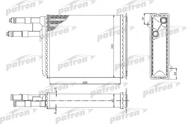 Heat Exchanger, interior heating PRS2081