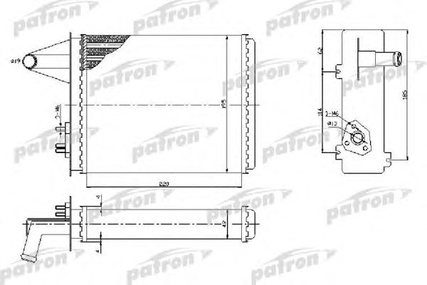 Heat Exchanger, interior heating PRS2093
