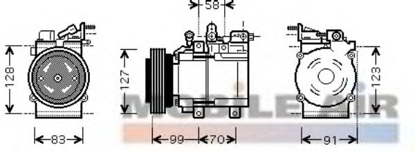 Compressor, airconditioning 8200K160