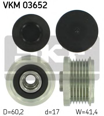 Dispositivo ruota libera alternatore VKM 03652