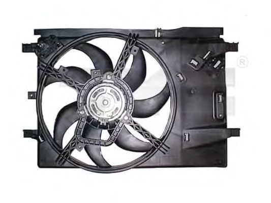 Fan, radiator 809-0018