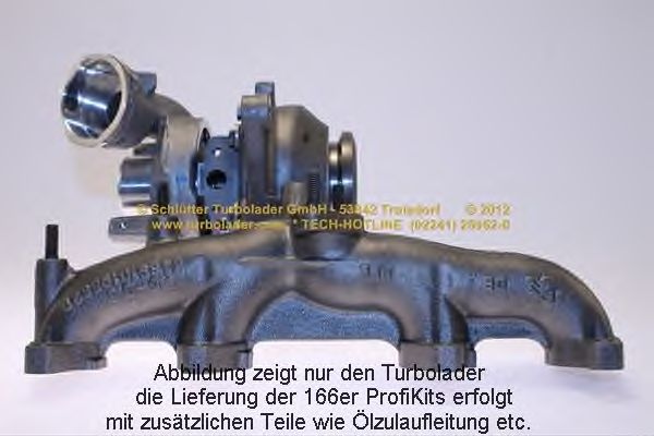 Turbocompresor, sobrealimentación 166-04011