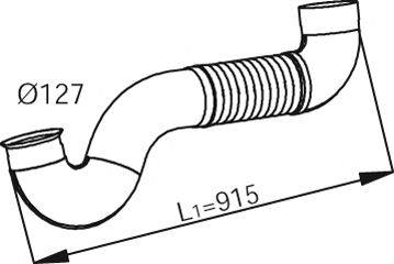 Exhaust Pipe 53130