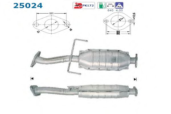Catalytic Converter 25024
