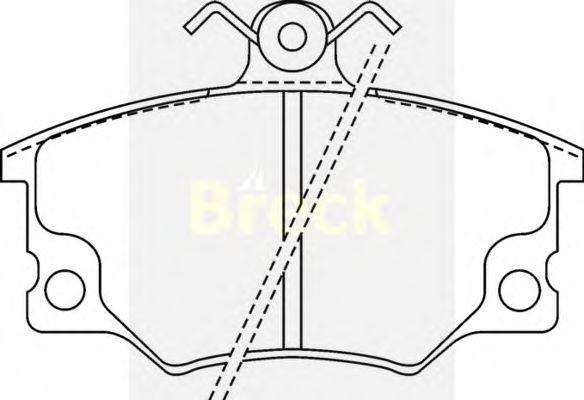 Brake Pad Set, disc brake 20833 00 701 10