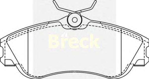 Brake Pad Set, disc brake 23346 00
