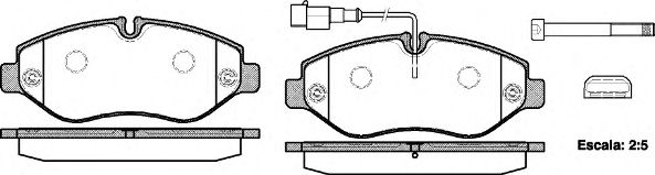 Brake Pad Set, disc brake P13453.02