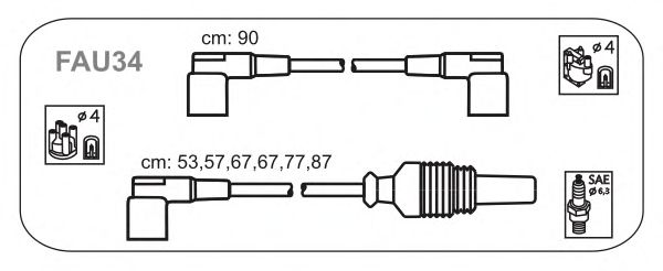 Ignition Cable Kit FAU34