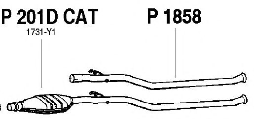 Catalytic Converter P201DCAT