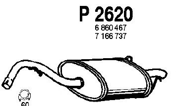 Einddemper P2620