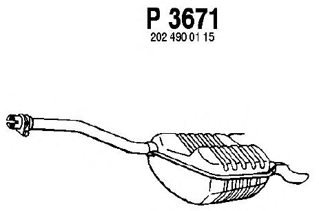 Einddemper P3671