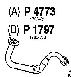 Exhaust Pipe P4773