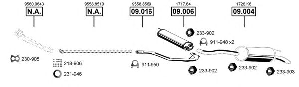 Exhaust System CI090405