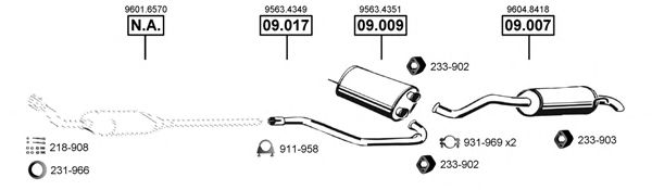 Exhaust System CI090430