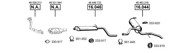 Exhaust System FI162990