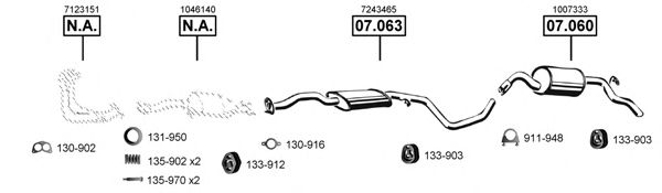 Exhaust System FO070290