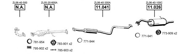 Exhaust System MA111280