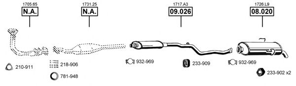 Exhaust System PE080980