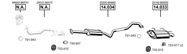 Exhaust System NI140120