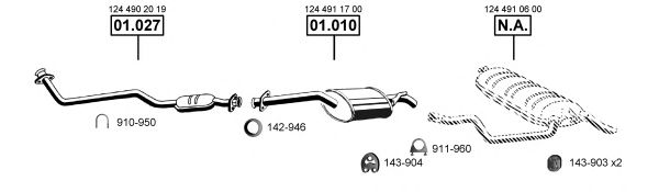 Exhaust System ME011910