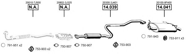 Exhaust System NI141650