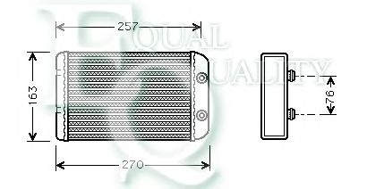 Heat Exchanger, interior heating RR0059