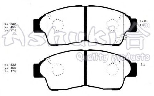 Brake Pad Set, disc brake T112-15