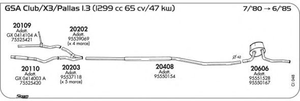 Exhaust System CI048