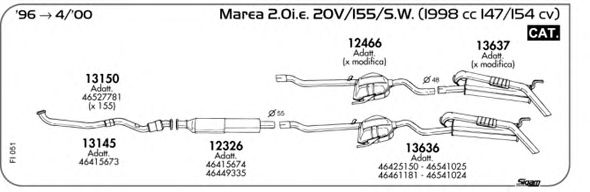 Exhaust System FI051
