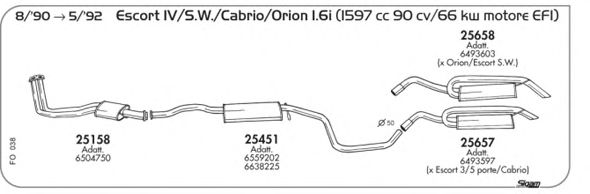 Exhaust System FO038