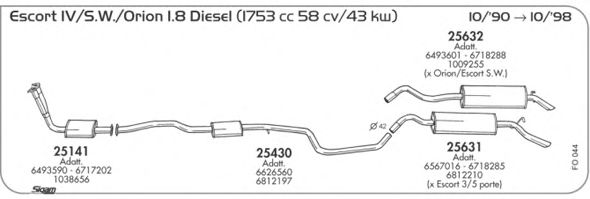 Exhaust System FO044