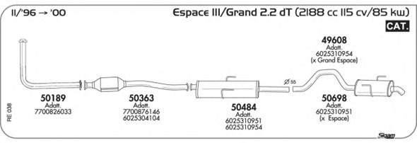 Exhaust System RE038