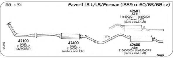 Exhaust System SK003